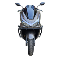 Accessoires de moto avec pare-chocs, barres d'échappement, porte-bagages arrière, porte-coffre, appuie-dos, compatibles avec 25 PCX160