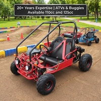 Kart à pédales tout-terrain pour enfants de 110 cm3/125 cm3 à essence, à transmission par chaîne, pour une utilisation en extérieur