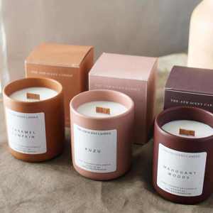 Aikun Nhà Máy Bán Buôn Nến Thủy Tinh Hương Thơm Handmade Sáp Đậu Nành Nến Thơm Lâu Dài Nến Thủy Tinh Cho Đám Cưới Trang Trí Nội Thất - Product Image 2