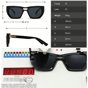 Gafas de Sol con Logotipo Personalizado, Moda 2025, Montura Grande, Lentes Degradadas, Protección UV400, Remaches, Estilo Ojo de Gato, para Hombre y Mujer - Product Image 5