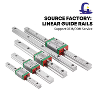 Bloc de guidage linéaire GS HGW15CB 1:1 interchangeable pour HIWIN, haute capacité de charge pour le tri compact et les lignes de production automatiques