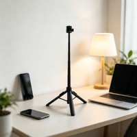 Mini trépied flexible en aluminium de 1,7 m avec verrouillage rapide, léger, longueur pliée de 450 mm, support pour appareil photo reflex numérique et téléphone portable
