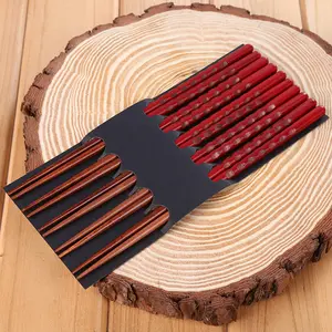 Reutilizável Sushi Stick Twin Tensoge Chopsticks Para Restaurante Estilo Japonês Chopsticks Tamanho Diferente Bamboo Chopstick Set