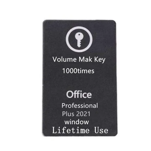 2021 téléchargement professionnel Office pro plus Micro Office 1000 fois activation Volume Mak