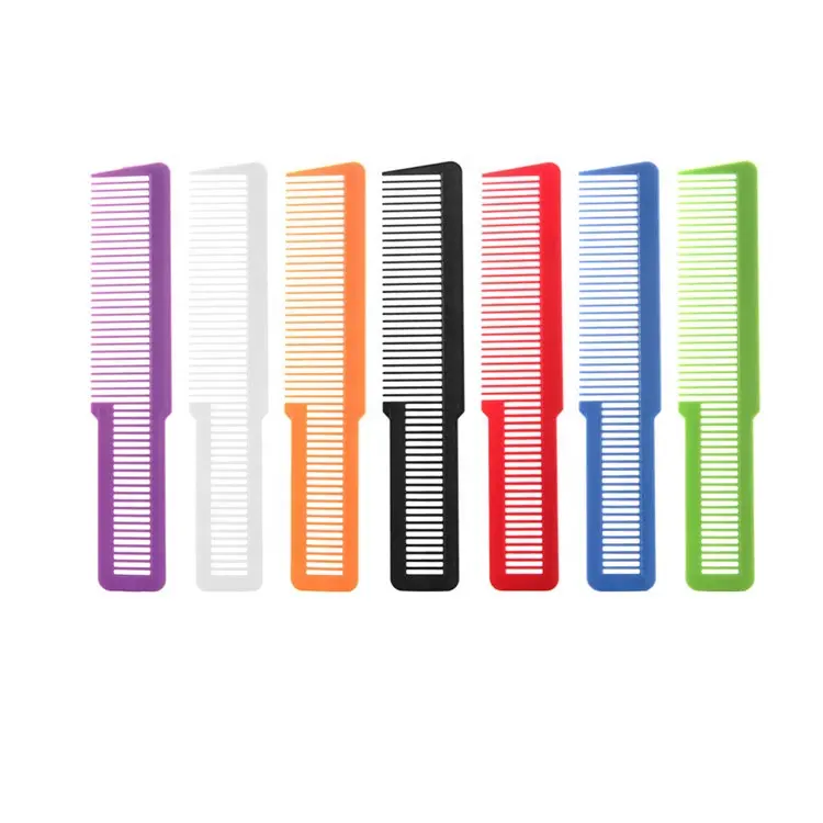 6 Colors Hair Cutting Comb Professional Styling Comb Barber Hair Clipper Comb for Stylists and Barbers