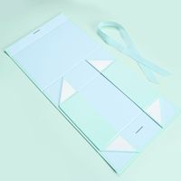 Boîtes cadeaux rigides en carton de luxe avec logo personnalisé, emballage magnétique pliable, boîte en papier pour chaussures, vêtements, cadeaux avec ruban