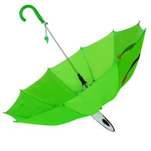 RPET Polyester Eco Material Kids Boys Girls Lovely 3D Green Frog Sun Rain Anti-UV Windproof Pop-up <strong>Umbrella</strong> for <strong>UK</strong> - Product Image 5