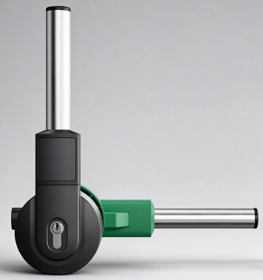 5026 Modern Cold Room Door Lock Composite Plastic Handle Emergency ...