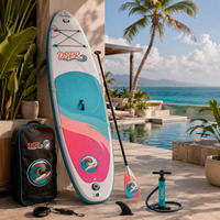 Planche à pagaie gonflable portable et écologique pour la pêche et les loisirs, planche robuste avec une excellente capacité de charge