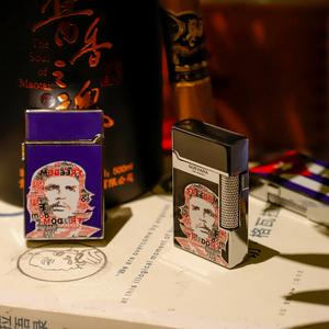 Đèn khò cao cấp mới nhất với họa tiết cờ Cuba, kiểu dáng ống mềm và bật lửa kim loại dạng phun lửa - Product Image 2