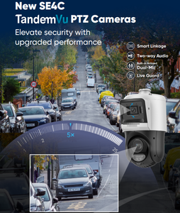 Caméra PTZ panoramique réseau HIK DS-2SE7C432MWG-EB/26(F0) TandemVu 6+4 MP 32X ColorVu & IR Acusense - Product Image 6