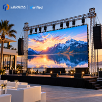 Écran LED LEDORA P3.91 de location 4K HDR10, étanche IP65, garantie 5 ans, pour concerts en intérieur/extérieur, salons professionnels, mariages, scènes