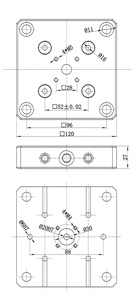 Haina Custom Outils pour 5ème axe, Système de point zéro, Étau auto-centrant pour tour - Product Image 6