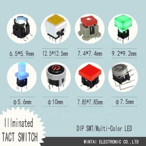 Wintai-Tech-Micro Interruptor táctil momentáneo, micro interruptor táctil, Micro botón pulsador - Product Image 6