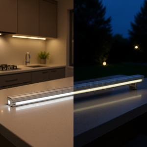 Barre lumineuse LED Fervic LAMA 120 cm, boîtier en aluminium, haute luminosité, pour usage intérieur et extérieur - Product Image 3