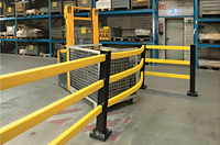 Garde-corps de sécurité commercial en aluminium pour les projets de construction publique et les systèmes de protection des bâtiments extérieurs