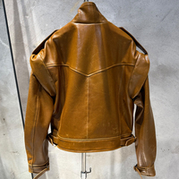 Hochwertige Schafslederjacke Echte Weiche Lederjacke Biker Wildleder Damenjacken