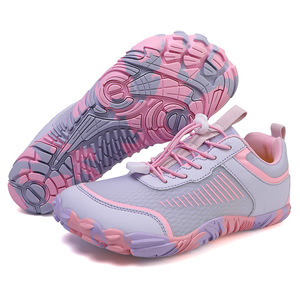 Chaussures de randonnée en mesh pour hommes, bout rond, respirantes, semelle extérieure en caoutchouc, semelle intermédiaire en EVA, toutes saisons, chaussures de marche en plein air - Product Image 3