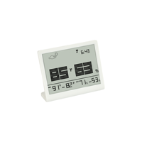 Thermomètre hygromètre ultra fin avec écran à vision complète de 5 mm, prévisions météo MAX MIN pour la maison, le bureau, la salle de classe