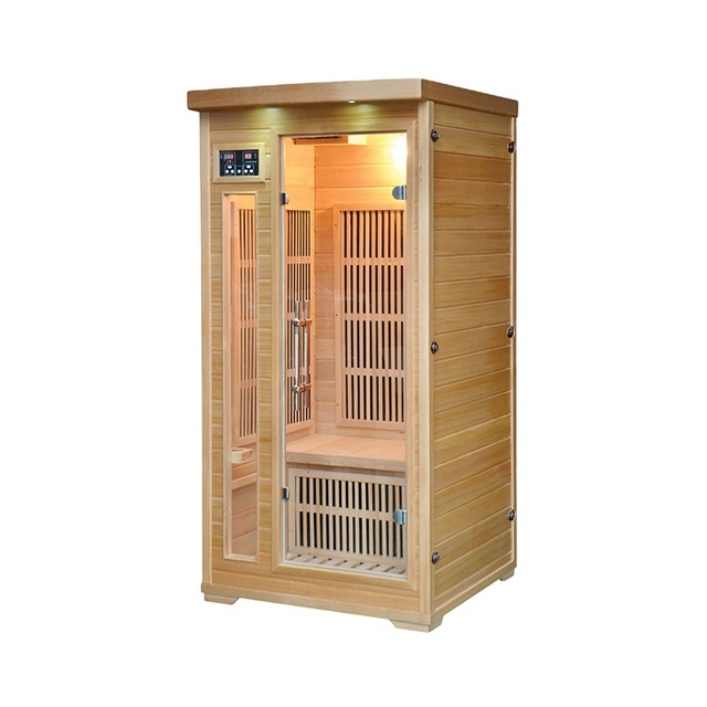 1 Person Portable Far Infrared Sauna Made of Canadian Hemlock