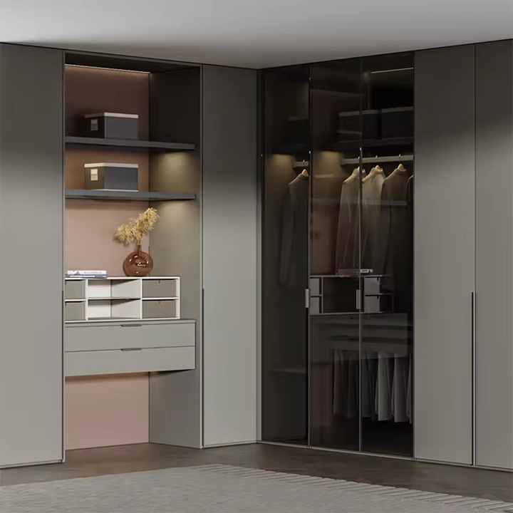 Modern White Double Door Multicupboard Home Clothes Big Storage