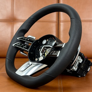 Volant tout cuir en vente directe d'usine pour Mercedes Classe C, Classe E, GLA/GLC/GLB/<span class=keywords><strong>GLE</strong></span>, modèle Dragonfly Disc, mise à niveau ancienne version - Product Image 3