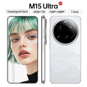 Thực Chất lượng cao nhà máy 5g M15 siêu điện thoại thông minh 7.3-inch HD màn hình Android 14 16GB + 1TB Deca <span class=keywords><strong>core</strong></span> CPU toàn cầu điện thoại di động - Product Image 5