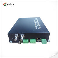 Multiplexeur de fibre optique personnalisé E-link LNK-MSDI 3G HD SD-SDI pour retour vidéo intercom 100M Ethernet et audio analogique