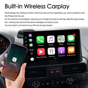 Autoradio Android 13 pour Citroën Berlingo 2019 Peugeot Partner Rifter 2020 Lecteur Multimédia Stéréo GPS Navigation Unité Principale - Product Image 4