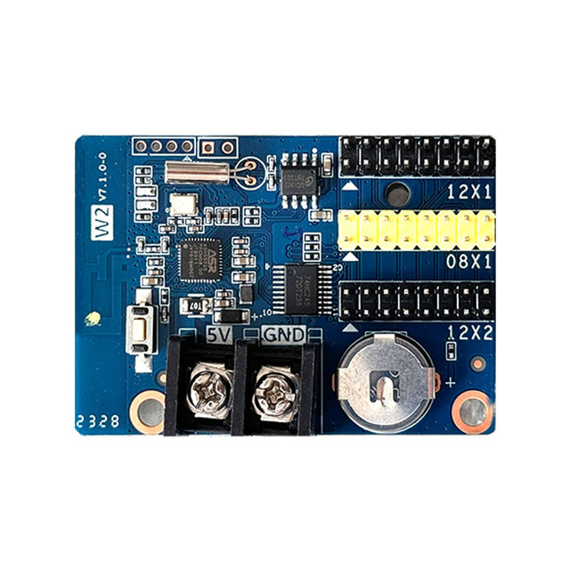 TOPPOINT HD W00/W2 New Version Small LED Control Card for Single Color Full Color LED Sign
