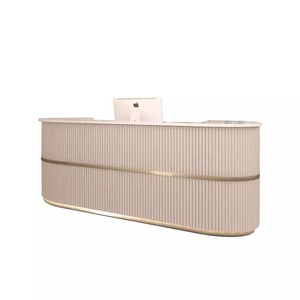 Quầy lễ tân tối giản nổi tiếng trên mạng dành cho các tiệm làm đẹp và cửa hàng quần áo, quầy hiện đại với quầy bar salon cho thiết kế cửa hàng - Product Image 2
