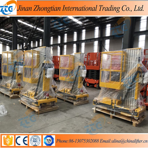 CE ISO Menyetujui Satu Orang Orang Lift Dua Tiang Mewah Aluminium Alloy Lift/Lift Bergerak Hidrolik Aluminium lift - Product Image 5