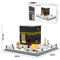 Wange 4226 Modèle de la Mosquée Kaaba en Arabie Saoudite, Scène Urbaine Architecturale, Blocs de Construction, Briques, Jouet pour Enfants, Unisexe