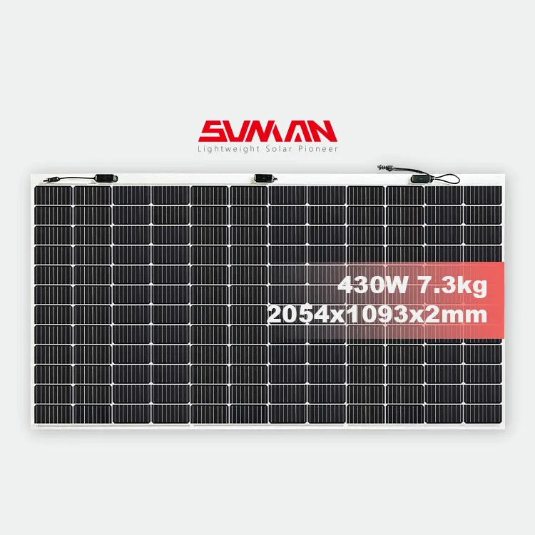 Suman fábrica todo 100w 200w 300w 400w módulo de alto eifficiência flexível painel solar melhor preço