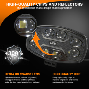 Phare <span class=keywords><strong>de</strong></span> <span class=keywords><strong>toit</strong></span> pour camion lourd 12V 24V, projecteur LED <span class=keywords><strong>de</strong></span> 10 pouces pour voiture, éclairage <span class=keywords><strong>de</strong></span> conduite tout-terrain pour Scania, UTV, Bus - Product Image 2