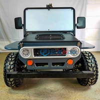 Jeep électrique automatique Zhenda pour adultes à vendre, 4 places, mini jeep buggy, apparence personnalisée, acier, luxe, 150CC essence