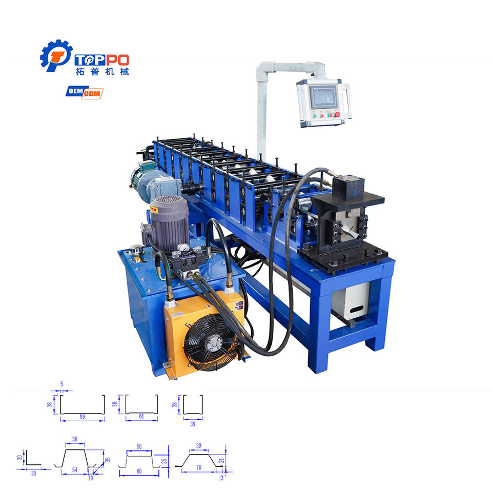 Hydraulic Powered Metal Stud Track Machine Drywall Stud and Track Roll ...