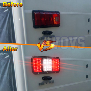 OVOVS RV Triple LED Tail <strong>Light</strong> Trailer Tail <strong>Lights</strong> for Trailer RV <strong>Camper</strong> Tractor Motorhome Truck - Product Image 4