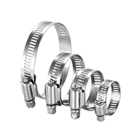 Collier de serrage réglable en acier inoxydable 304 OEM ODM pour tuyaux, plusieurs spécifications