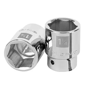 Juego de llaves de vaso de 6 puntas de 1-1/4 pulgadas, con accionamiento de 3/4 pulgadas, TRUPER - Product Image 1