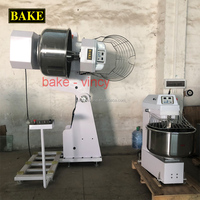 Mélangeur de pâte à farine à basculement automatique de grande capacité bon marché promotionnel de haute qualité en Chine en stock à double vitesse