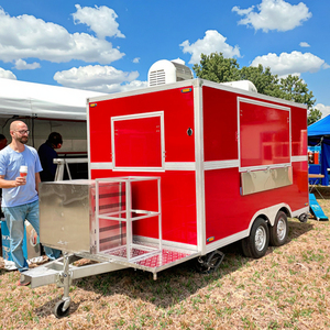 Restaurant mobile Cuisine mobile extérieure entièrement équipée Remorque alimentaire Pizza Food Truck à vendre Usa Miami - Product Image 1