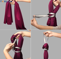 Sangles en chaîne Daisy 40/60CM, Corde d'extension suspendue O-Sling pour hamac de yoga aérien, soies aériennes et ceinture de balançoire de yoga