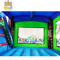 Toboggan aquatique gonflable pour piscine, qualité commerciale, PVC robuste, respectueux de l'environnement, taille personnalisée, garantie de 3 ans, pour location de fêtes pour enfants