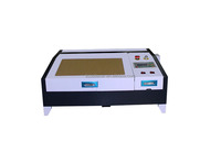 Graveur laser CNC miniature Lisbet, nouveau modèle 40W, pour cristal, caoutchouc, cuir, bois, acrylique, MDF, contreplaqué, papier, pierre, système de contrôle Ruida