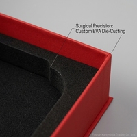 Boîte cadeau rigide magnétique de luxe avec logo personnalisé - Emballage en carton premium avec insert en mousse pour bijoux, montres, lunettes - Couleurs et tailles personnalisées
