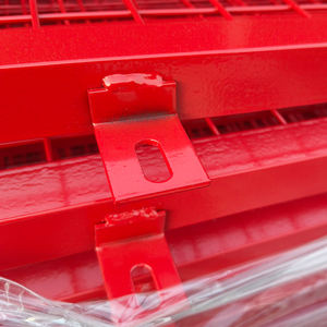 Panneau de <span class=keywords><strong>grillage</strong></span> soudé revêtu de PVC avec cadre <span class=keywords><strong>rigide</strong></span> <span class=keywords><strong>pour</strong></span> clôture de sécurité extérieure et protection de zone - Product Image 2