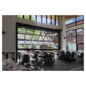 <span class=keywords><strong>Porte</strong></span> <span class=keywords><strong>de</strong></span> <span class=keywords><strong>garage</strong></span> <span class=keywords><strong>pliante</strong></span> en aluminium électrique au design moderne <span class=keywords><strong>de</strong></span> diverses spécifications avec calandre en verre trempé pour <span class=keywords><strong>l</strong></span>'<span class=keywords><strong>extérieur</strong></span> - Product Image 6