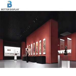 Bảo tàng hiện đại Hiển thị trường Hợp bảo tồn cao cấp lớp Artifact Showcase với LED chiếu sáng Tempered Kính triển lãm tủ - Product Image 6