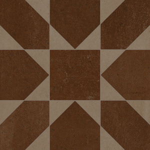 Baldosas de Porcelana Antideslizantes Rústicas de Hierro Rojo de 300x300mm 600x600mm, Alta Resistencia al Deslizamiento para Balcón, Patio, Diseño con Patrón Floral - Product Image 3